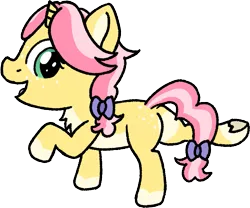 Size: 737x613 | Tagged: safe, artist:craftycirclepony, derpibooru import, oc, oc:crafty circles, unofficial characters only, pony, unicorn, bow, butt, butt freckles, chest fluff, coat markings, cute, dock, female, filly, foal, freckles, hair bow, image, plot, png, raised leg, socks (coat marking), solo, tail, underhoof