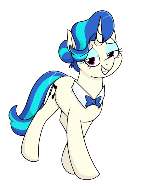 Size: 1234x1640 | Tagged: safe, artist:moonatik, derpibooru import, vinyl scratch, pony, unicorn, bowtie, eyeshadow, female, hair bun, image, lidded eyes, makeup, mare, png, simple background, smiling, solo, transparent background, vinyl class