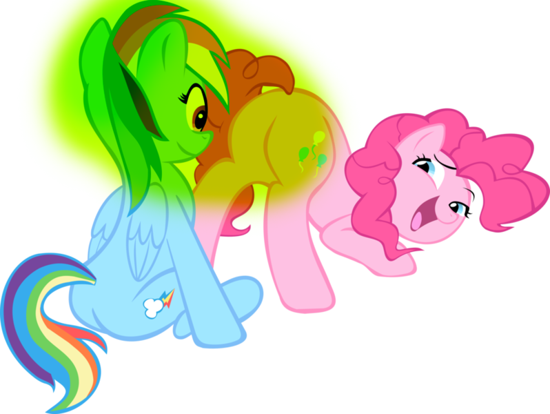 Size: 900x677 | Tagged: suggestive, derpibooru import, pinkie pie, rainbow dash, earth pony, pegasus, pony, butt, face fart, fart, fart cloud, fart fetish, female, fetish, g4, happy, image, lesbian, pinkiedash, plot, png, presenting, shipping, show accurate, simple background, stinkie pie, transparent background, vector