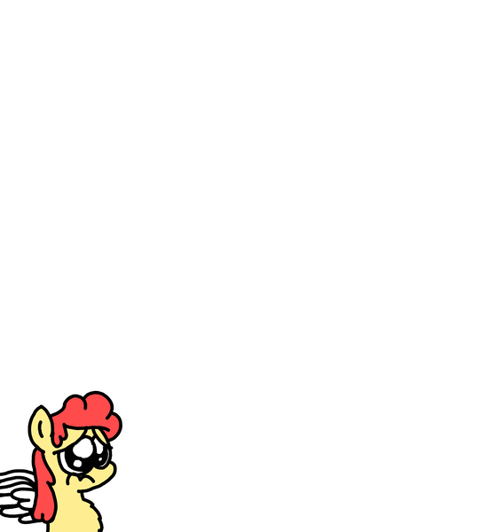 Size: 3023x3351 | Tagged: safe, artist:professorventurer, derpibooru import, oc, oc:power star, pegasus, pony, about to cry, chest fluff, cute, female, frown, heartbreak, image, mare, png, puppy dog eyes, reaction image, rule 85, sad, sadorable, super mario 64, super mario bros.