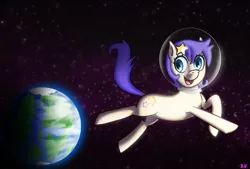 Size: 1600x1080 | Tagged: safe, artist:blankedsoul, derpibooru import, star dancer, earth pony, my little pony: the manga, image, png, solo, space