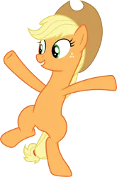 Size: 3000x4548 | Tagged: safe, artist:cloudy glow, derpibooru import, applejack, pinkie apple pie, .ai available, applejack's hat, cowboy hat, g4, hat, image, png, simple background, solo, transparent background, vector