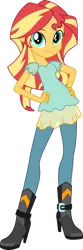 Size: 600x1799 | Tagged: safe, artist:ajosterio, derpibooru import, edit, vector edit, sunset shimmer, equestria girls, friendship games, accessory-less edit, image, missing accessory, png, simple background, solo, transparent background, vector