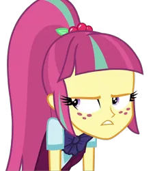 Size: 1306x1440 | Tagged: safe, derpibooru import, edit, edited screencap, screencap, sour sweet, human, equestria girls, angry, background removed, g4, image, looking at someone, png, shadowbolts, simple background, solo, transparent background