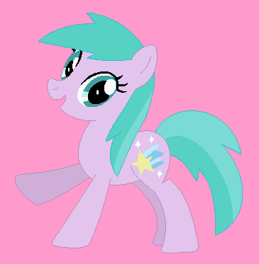 Size: 365x373 | Tagged: safe, artist:selenaede, artist:sillykids63, ponerpics import, earth pony, pony, alternate universe, aura (g4), aurabetes, base used, cute, female, g4, image, mare, older, older aura (g4), open mouth, open smile, pink background, png, raised arm, simple background, smiling, solo