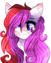 Size: 4200x5200 | Tagged: safe, artist:krissstudios, derpibooru import, oc, oc:ayame, unofficial characters only, pony, absurd resolution, bust, derp, female, image, mare, png, portrait, solo