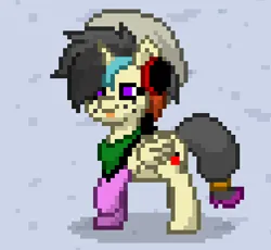 Size: 503x462 | Tagged: safe, derpibooru import, oc, oc:meezy, alicorn, pony, pony town, dancing, event, image, jpeg, nonbinary, pixel art, ponyfest online, solo