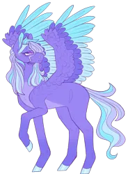 Size: 2077x2822 | Tagged: safe, artist:sleepy-nova, derpibooru import, oc, oc:stormcloud showers, unofficial characters only, pegasus, pony, colored wings, female, image, mare, multicolored wings, png, simple background, solo, transparent background, wings