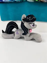 Size: 780x1040 | Tagged: safe, artist:kazzysart, derpibooru import, octavia melody, earth pony, pony, image, irl, jpeg, lying down, photo, plushie, prone, solo, sploot