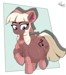 Size: 6413x7222 | Tagged: safe, artist:bunnyboi0108, derpibooru import, oc, oc:summer melody, earth pony, pony, abstract background, clothes, ear piercing, earring, image, jewelry, male, piercing, png, scarf, socks, solo, solo focus, stallion, vore