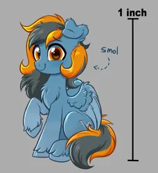 Size: 2618x2869 | Tagged: safe, artist:confetticakez, derpibooru import, oc, oc:skittle, unofficial characters only, pegasus, pony, image, micro, png, smol, solo, tiny, tiny ponies