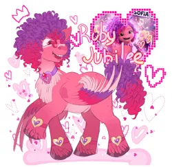 Size: 907x881 | Tagged: artist needed, source needed, useless source url, safe, derpibooru import, pegasus, pony, g5, image, jpeg, ruby jubilee, simple background, white background