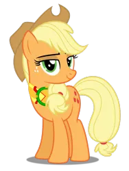 Size: 768x1024 | Tagged: safe, artist:bluemario11, derpibooru import, applejack, earth pony, pony, applejack's hat, ben 10, cowboy hat, female, g4, hat, image, omnitrix, png, simple background, solo, transparent background