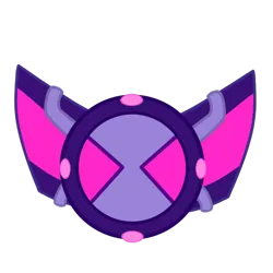 Size: 768x768 | Tagged: safe, artist:bluemario11, derpibooru import, twilight sparkle, ben 10, g4, image, omnitrix, png, simple background, solo, transparent background