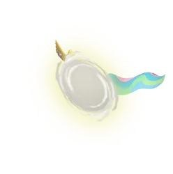 Size: 890x898 | Tagged: safe, artist:transparentjiggly64, derpibooru import, princess celestia, 3d, ball, celestia's crown, image, magic, png, princess ballestia, rolling, simple background, solo, spin dash, tail, transparent background