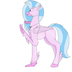 Size: 2000x2000 | Tagged: safe, artist:saint boniface, derpibooru import, silverstream, hippogriff, pony, female, g4, image, mare, png, solo