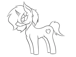 Size: 1826x1372 | Tagged: safe, artist:star flame, derpibooru import, oc, oc:star flame, unofficial characters only, pony, unicorn, black and white, grayscale, image, lineart, male, monochrome, png, simple background, solo, white background