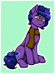 Size: 1500x2000 | Tagged: safe, artist:ismim_art, derpibooru import, oc, oc:starset, unofficial characters only, earth pony, clothes, image, png, scarf, simple background, solo