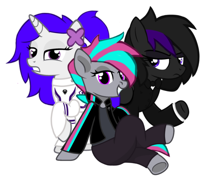 Size: 2298x2028 | Tagged: safe, artist:lexusbrony, derpibooru import, oc, oc:altezza, oc:celsior viplion, oc:lexus, unofficial characters only, earth pony, pegasus, pony, unicorn, derpibooru community collaboration, 2024 community collab, clothes, image, jacket, png, simple background, transparent background