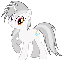 Size: 2096x1960 | Tagged: safe, artist:éclair, derpibooru import, oc, unofficial characters only, unicorn, derpibooru community collaboration, 2024 community collab, female, heterochromia, image, looking at you, png, simple background, smiling, solo, transparent background