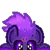 Size: 243x243 | Tagged: safe, artist:jazminakarainy, oc, oc:nocturne comet, unofficial characters only, earth pony, pony, cute, earth pony oc, ethereal mane, image, looking at you, male, ocbetes, peeking, png, simple background, solo, starry mane, transparent background, unshorn fetlocks