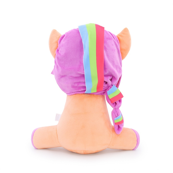 Size: 1024x1024 | Tagged: safe, derpibooru import, official, sunny starscout, earth pony, g5, braid, image, jpeg, malaysia, merchandise, multicolored hair, philippines, photo, plushie, rainbow hair, singapore, sitting, thailand, toy
