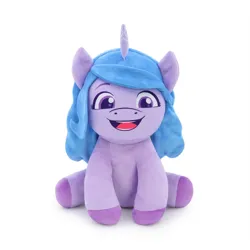 Size: 1024x1024 | Tagged: safe, derpibooru import, official, izzy moonbow, unicorn, g5, chibi, image, jpeg, looking at you, malaysia, merchandise, philippines, photo, plushie, singapore, sitting, smiling, smiling at you, thailand, toy