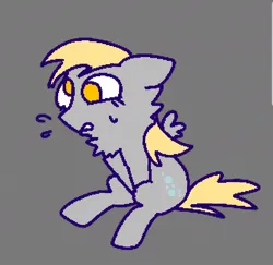 Size: 1048x1018 | Tagged: suggestive, anonymous artist, derpibooru import, derpy hooves, pegasus, pony, covering, covering crotch, desperation, doodle, female, image, jpeg, mare, need to pee, omorashi, potty emergency, potty time, solo, sweat