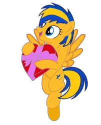 Size: 800x988 | Tagged: safe, artist:mlpfan3991, derpibooru import, oc, oc:flare spark, unofficial characters only, pegasus, pony, box of chocolates, female, g4, holiday, image, png, simple background, solo, transparent background, valentine's day