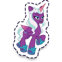 Size: 1024x1024 | Tagged: safe, derpibooru import, g5, gameloft, image, my little pony: mane merge, opaline arcana, png, simple background, sticker pack, transparent background