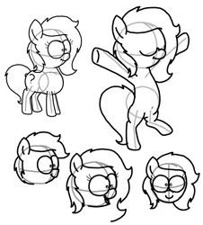 Size: 3023x3351 | Tagged: safe, artist:professorventurer, derpibooru import, oc, oc:anonfilly, pony, belly button, colt, female, figure drawing, filly, foal, image, male, png, reference, study