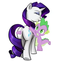 Size: 826x868 | Tagged: safe, anonymous artist, anonymous editor, derpibooru import, edit, edited screencap, screencap, rarity, spike, dragon, pony, unicorn, beautiful, beautiful eyes, beautiful hair, beautisexy, best friend, best friends, butt, butt touch, cute, duo, duo male and female, excited, excitement, eyes closed, female, friend, friends, fun, funny, g4, hand on butt, hilarious, hug, image, in love, love, male, mare, not a vector, plot, png, pretty, rearity, sexy, shipping, simple background, smiling, sparity, straight, white background