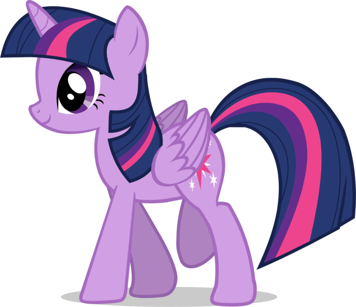 Size: 2847x2452 | Tagged: safe, derpibooru import, edit, vector edit, twilight sparkle, twilight sparkle (alicorn), alicorn, pony, adventures in ponyville, folded wings, g4, image, png, simple background, smiling, solo, transparent background, vector, walking, wings