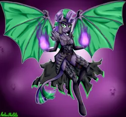 Size: 2694x2512 | Tagged: safe, artist:anibaruthecat, ponerpics import, oc, unofficial characters only, anthro, bat wings, female, image, jpeg, slit pupils, solo, wings
