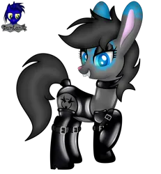 Size: 3840x4154 | Tagged: safe, artist:damlanil, derpibooru import, oc, oc:toxic plunge, earth pony, hybrid, original species, pony, rabbit, animal, bdsm, bodysuit, boots, bunnified, bunny ears, clothes, collar, commission, cute, dominant, eyeshadow, female, gloves, high heel boots, high heels, image, latex, latex boots, latex gloves, latex socks, latex suit, leotard, makeup, mare, png, rabbit pony, raised hoof, rubber, rubber suit, shiny, shoes, show accurate, simple background, skintight clothes, socks, solo, species swap, suit, transparent background, vector