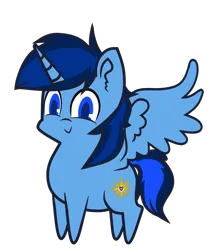 Size: 1888x2126 | Tagged: source needed, safe, artist:magpie-pony, derpibooru import, oc, oc:blue thunder, alicorn, pony, alicorn oc, horn, image, male, png, stallion, style, wings