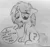Size: 3196x2997 | Tagged: grimdark, artist:dhm, derpibooru import, oc, oc:anonfilly, unofficial characters only, pony, depressed, depressing, depression, female, filly, high res, image, jpeg, lidded eyes, monochrome, regret, sitting, sketch, solo, speech bubble, suicide, text, tired, traditional art