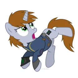 Size: 6000x6000 | Tagged: safe, artist:suramii, derpibooru import, oc, oc:littlepip, pony, unicorn, fallout equestria, absurd resolution, clothes, female, image, jumpsuit, mare, png, simple background, solo, transparent background, vault suit