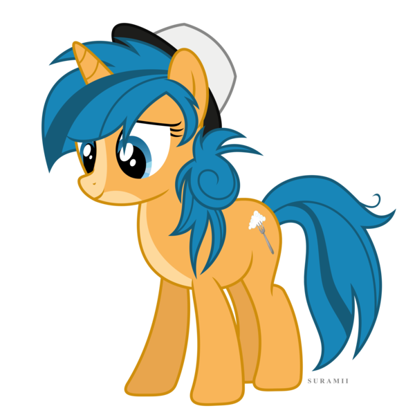 Size: 6000x6000 | Tagged: safe, artist:suramii, derpibooru import, oc, oc:fancy clouds, pony, unicorn, absurd resolution, female, hat, image, mare, png, simple background, solo, transparent background