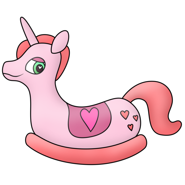 Size: 2000x2000 | Tagged: safe, anonymous artist, derpibooru import, inflatable pony, image, inflatable, png, rocking horse