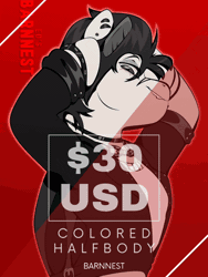 Size: 480x640 | Tagged: safe, derpibooru import, oc, pony, advertisement, advertising, colored, commission, commission info, flat colors, gif, half body, image, price tag, sale, solo