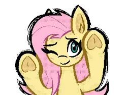 Size: 320x240 | Tagged: safe, artist:daze, derpibooru import, fluttershy, pegasus, pony, female, g4, image, mare, png, simple background, solo, transparent background