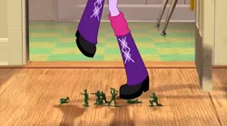 Size: 749x416 | Tagged: safe, artist:disneyponyfan, derpibooru import, twilight sparkle, equestria girls, boots, boots shot, clothes, high heel boots, image, jpeg, legs, pictures of legs, shoes, solo