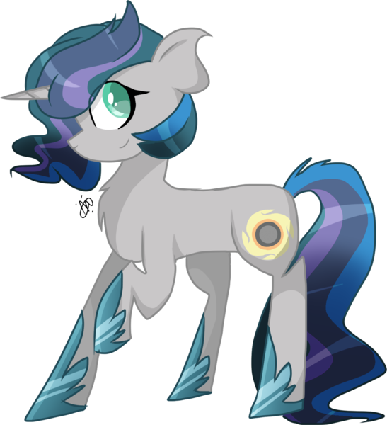 Size: 1417x1554 | Tagged: safe, artist:gallantserver, derpibooru import, oc, oc:pan, pony, unicorn, female, image, mare, offspring, parent:good king sombra, parent:king sombra, parent:princess celestia, parents:celestibra, png, simple background, solo, transparent background