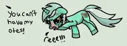 Size: 800x292 | Tagged: safe, artist:scandianon, derpibooru import, lyra heartstrings, pony, unicorn, angry, crying, female, floppy ears, image, lying down, lyra is not amused, mare, png, teary eyes, unamused