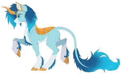 Size: 3615x2247 | Tagged: safe, artist:nocti-draws, derpibooru import, oc, unofficial characters only, kirin, image, kirin oc, png, simple background, solo, transparent background, unshorn fetlocks