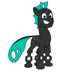 Size: 1280x1280 | Tagged: safe, artist:professorventurer, derpibooru import, changeling, g5, my little pony: tell your tale, base used, image, png, thanks i hate it