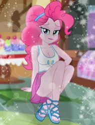 Size: 6500x8538 | Tagged: suggestive, artist:emeraldblast63, derpibooru import, pinkie pie, equestria girls, breasts, busty pinkie pie, clothes, g4, image, panties, pinup, png, underwear