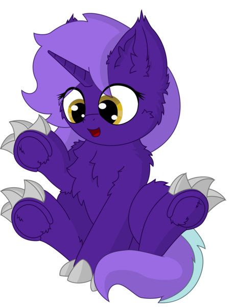 Size: 1700x2216 | Tagged: safe, artist:fliegerfausttop47, artist:the luna fan, derpibooru import, oc, oc:star seeker, unicorn, derpibooru community collaboration, .svg available, 2024 community collab, chest fluff, claws, derpibooru exclusive, ear fluff, horn, image, open mouth, png, show accurate, simple background, smiling, transparent background, unicorn oc, vector