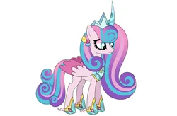 Size: 3200x2100 | Tagged: safe, artist:snowwind69, derpibooru import, princess flurry heart, alicorn, pony, base used, female, image, mare, older, older flurry heart, png, simple background, solo, white background